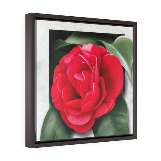 Red Camellia Canvass