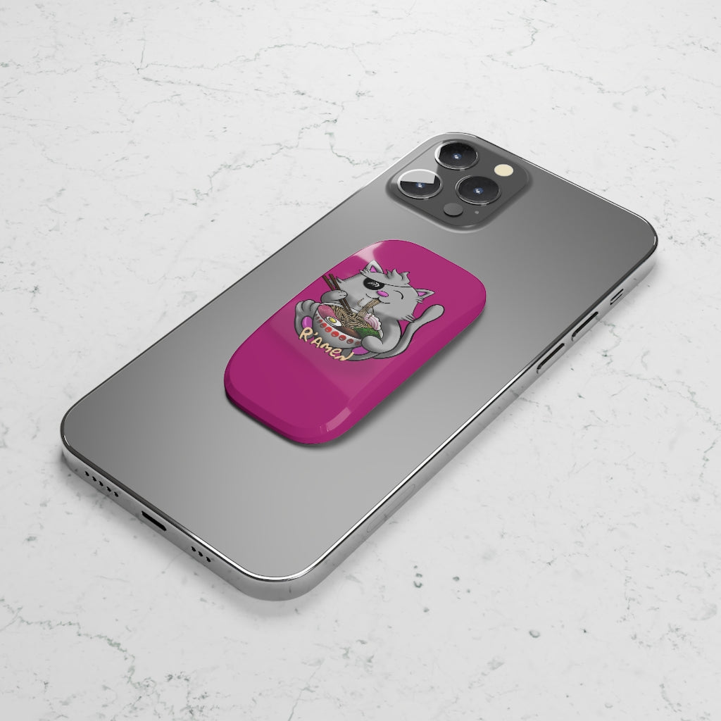 R'amen Pirate Cat Phone Click-On Grip