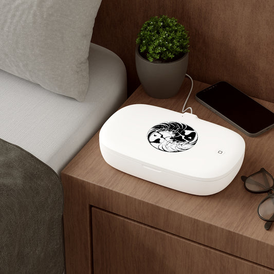 Yin Yang Pirate Fish UV Phone Sanitizer and Wireless Charging Pad