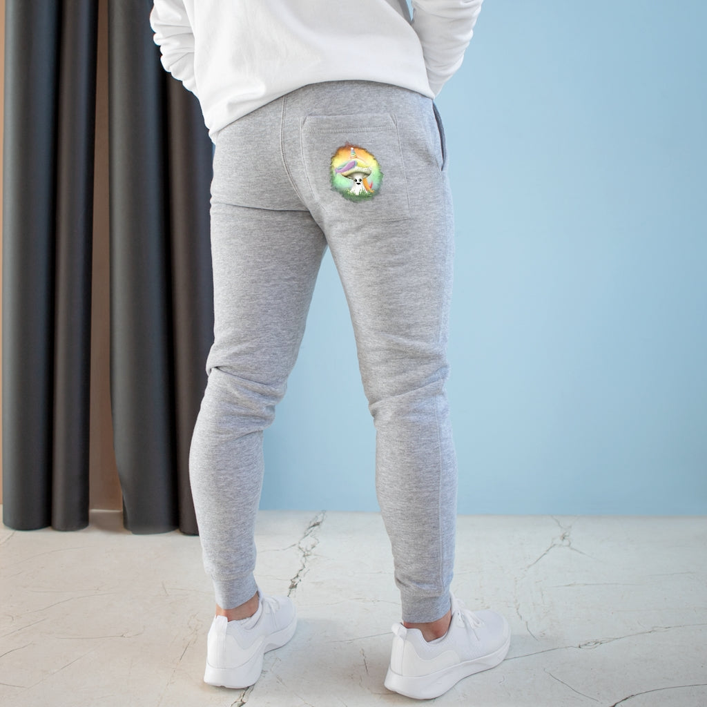 Unicorn Mushroom Premium Fleece Joggers