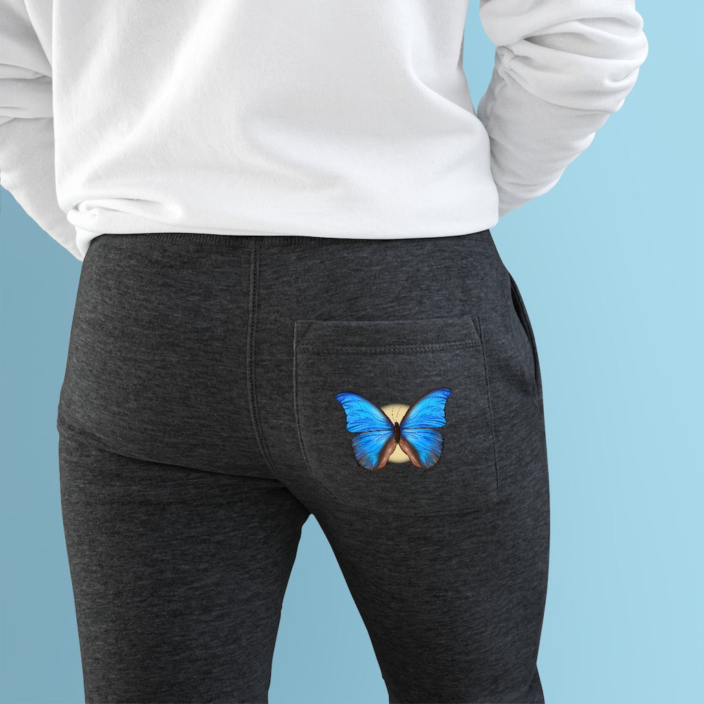 Blue Butterfly Premium Fleece Joggers