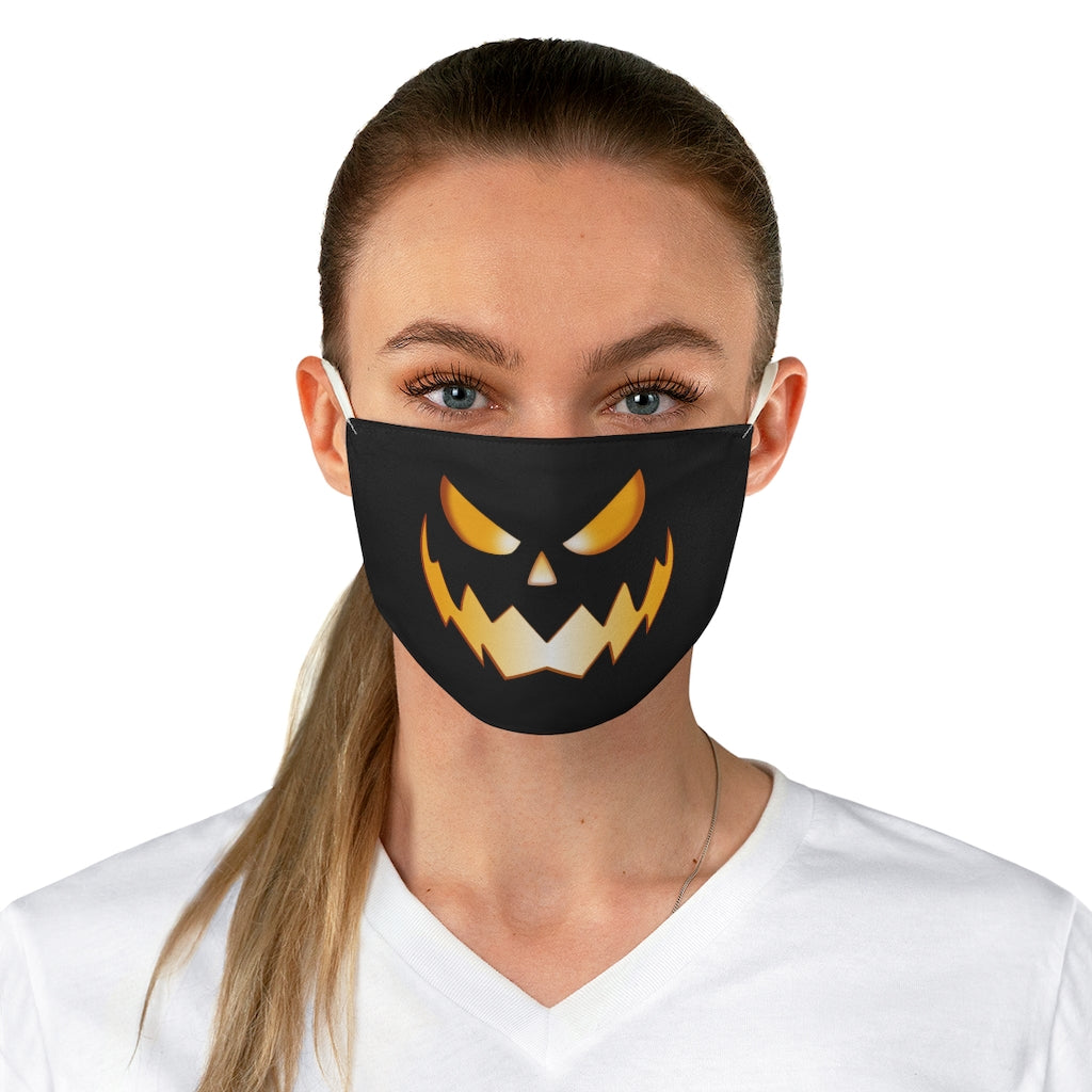 A Pumpkins Inner Glow - Fabric Face Mask