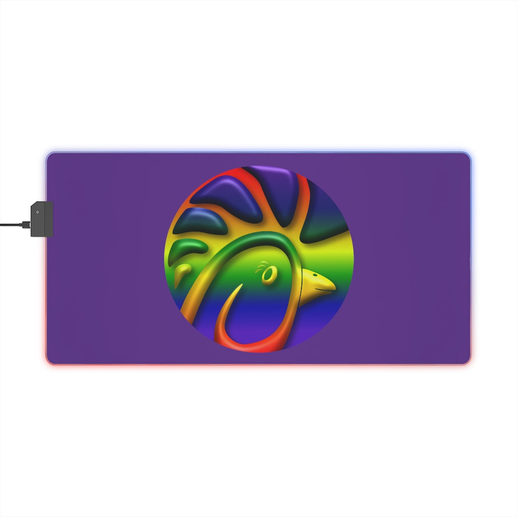 Pride Chicken LED Gaming Mouse Pad