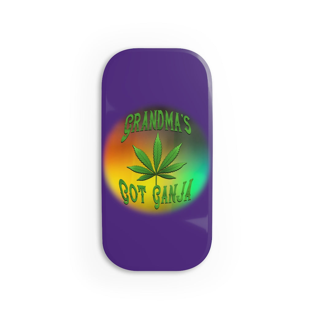 Grandma's Got Ganja Phone Click-On Grip