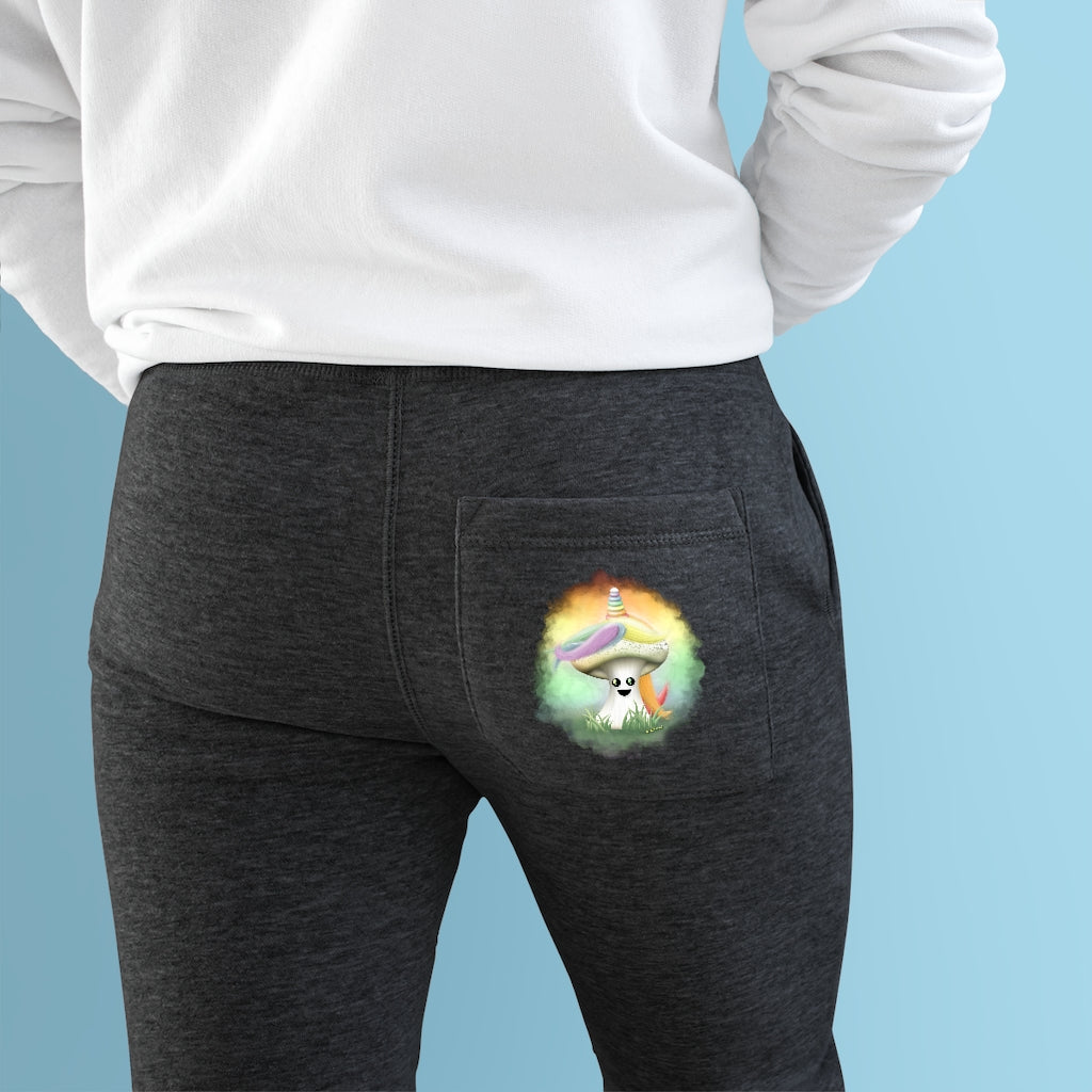 Unicorn Mushroom Premium Fleece Joggers