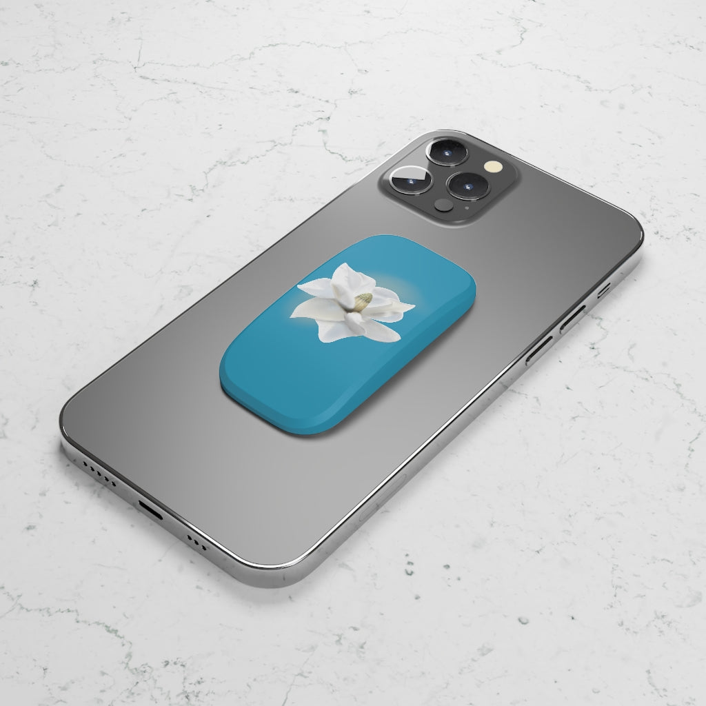 Magnolia Flower Phone Click-On Grip