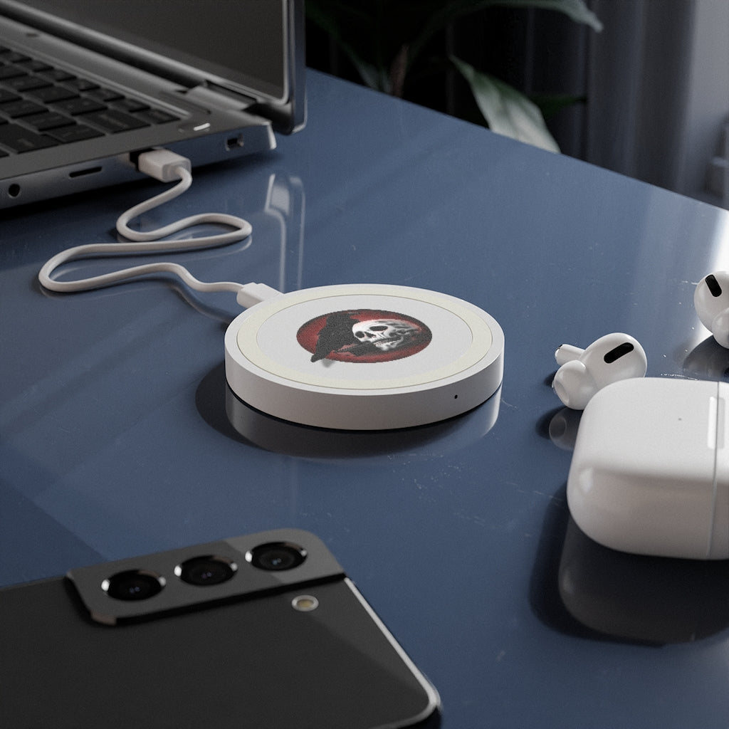 Skull and Raven Quake Wireless Charging Pad