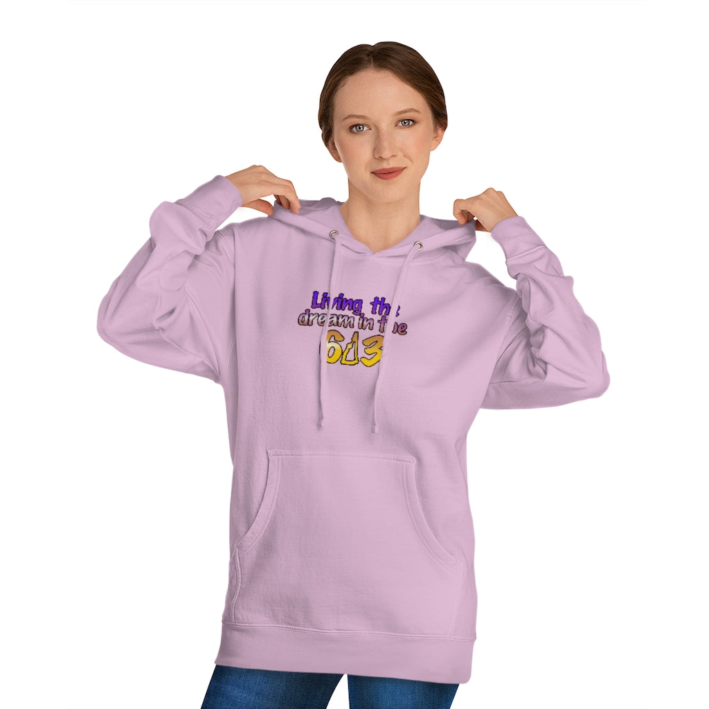 Living the Dream in the 603 Unisex Hooded Sweatshirt