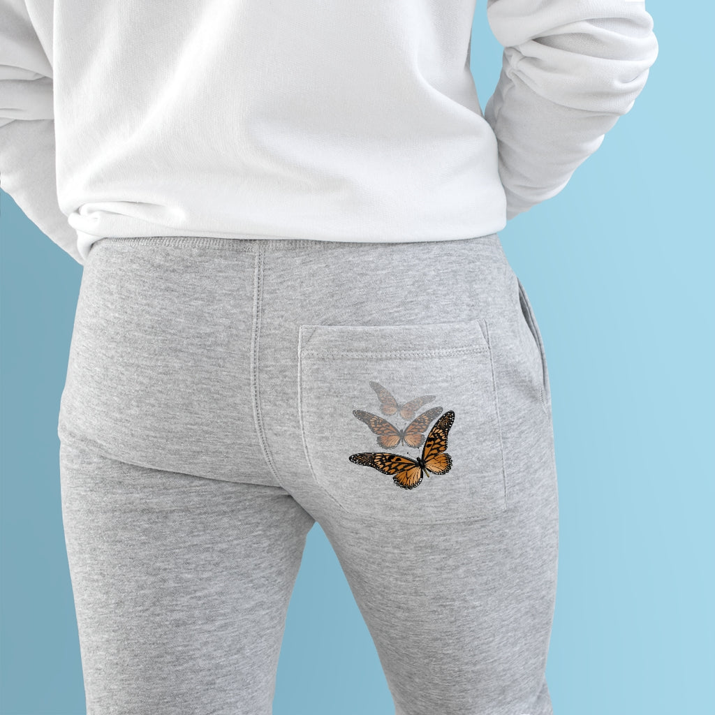 Monarch Butterfly Unisex Premium Fleece Joggers