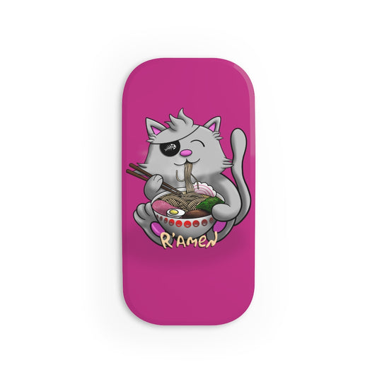 R'amen Pirate Cat Phone Click-On Grip
