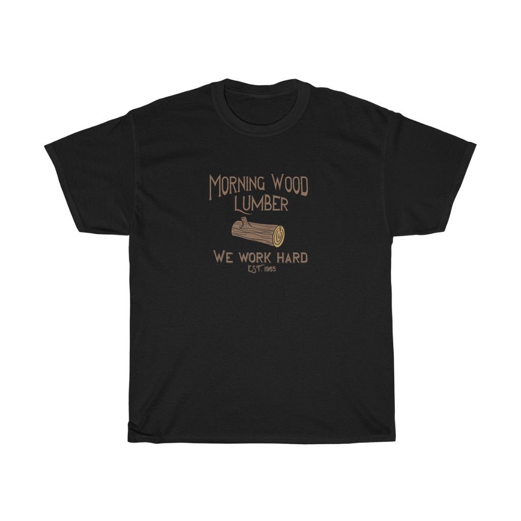 Morning Wood Lumber Unisex Heavy Cotton Tee