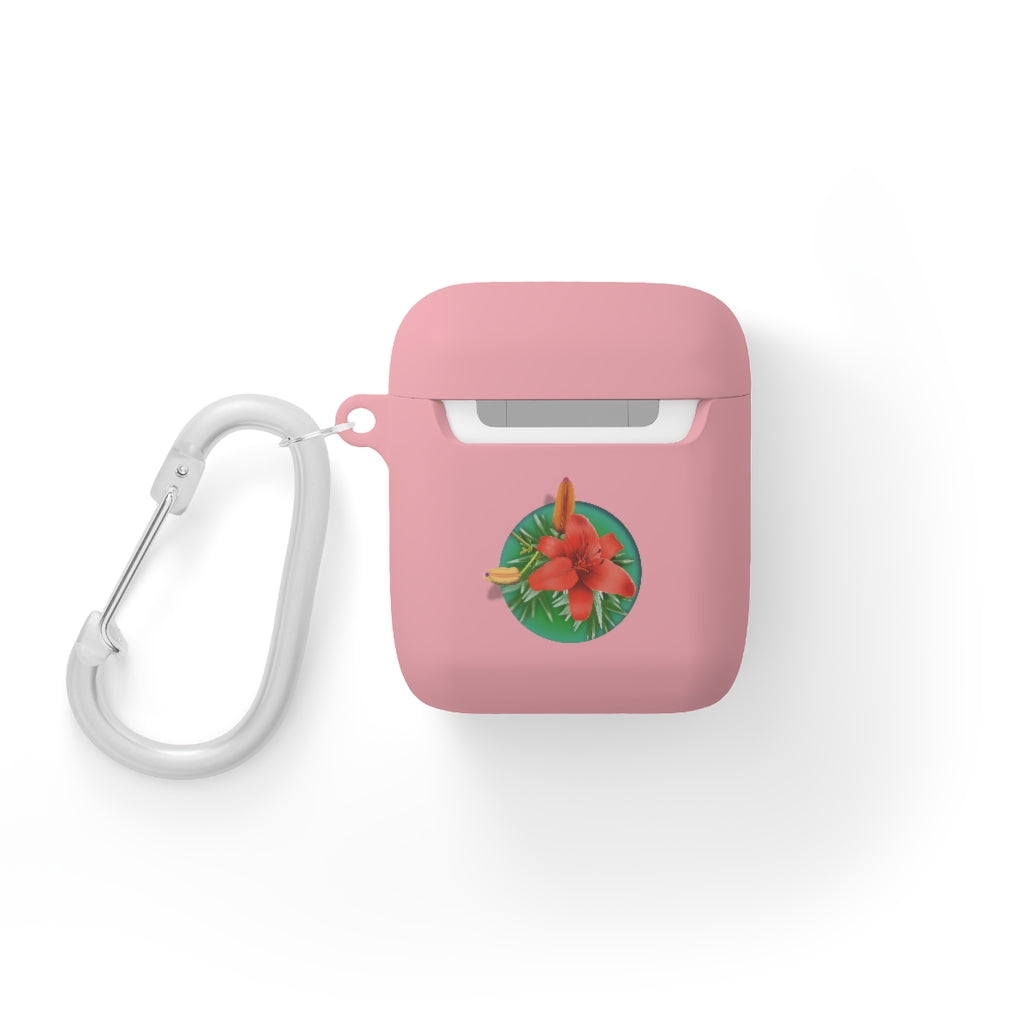 Orange Day Lily AirPods and AirPods Pro Case Cover