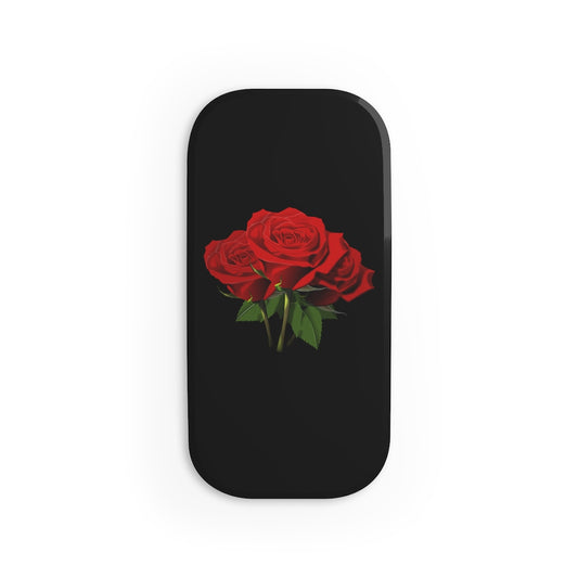 Red Roses Phone Click-On Grip