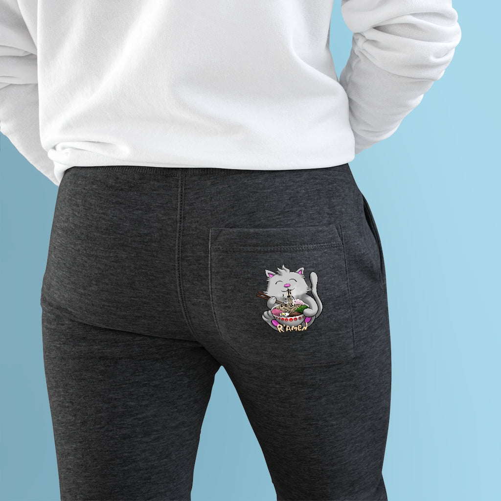 Ramen Cat Premium Fleece Joggers