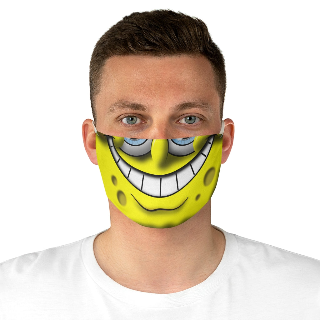 Sponge Smile Fabric Face Mask