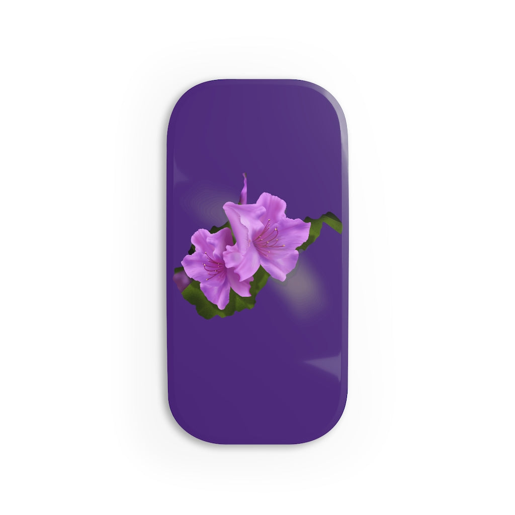 West Virginia Rhododendron Phone Click-On Grip