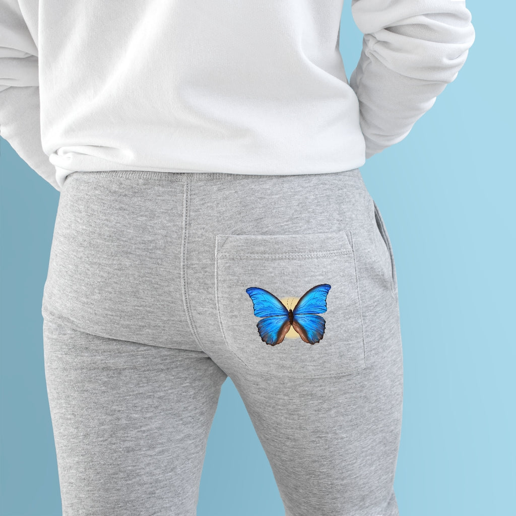 Blue Butterfly Premium Fleece Joggers