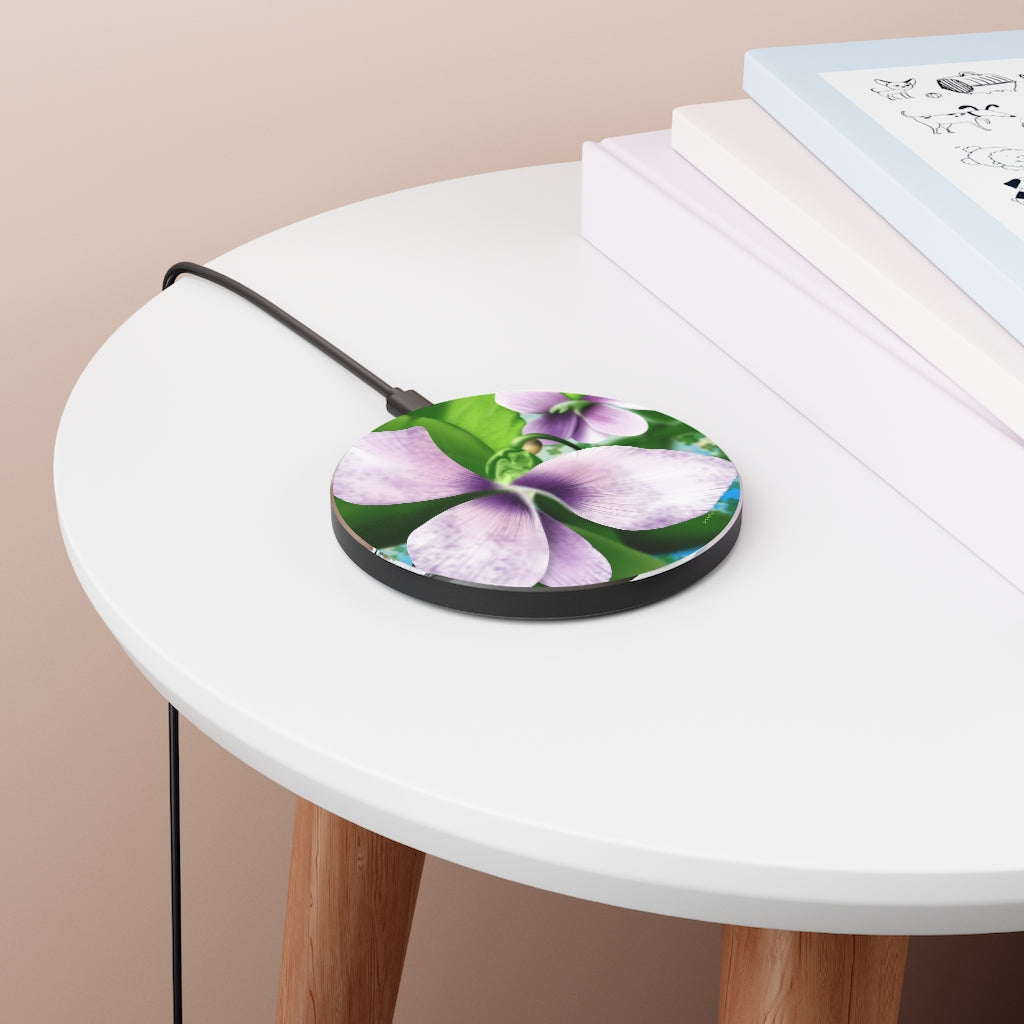 A Common Blue Violate Wireless Charger