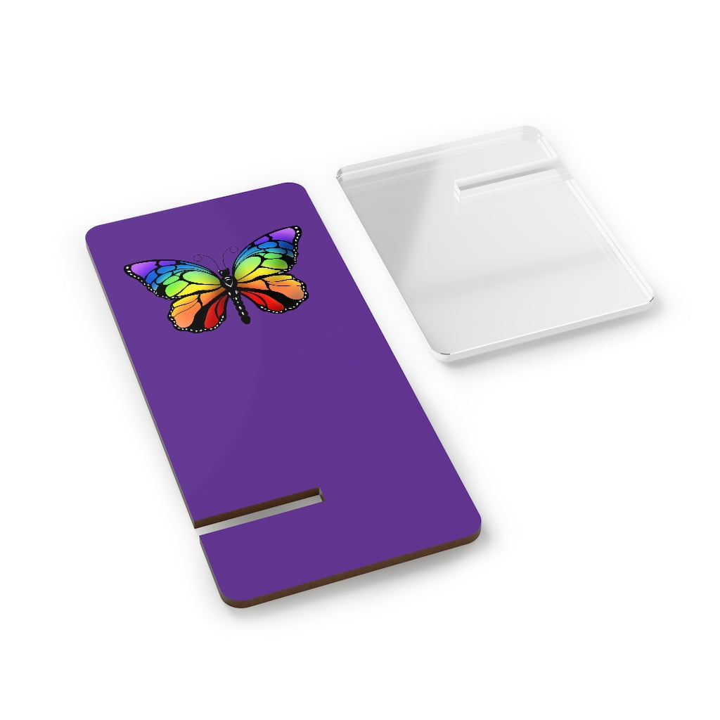 Rainbow butterfly Mobile Display Stand for Smartphones