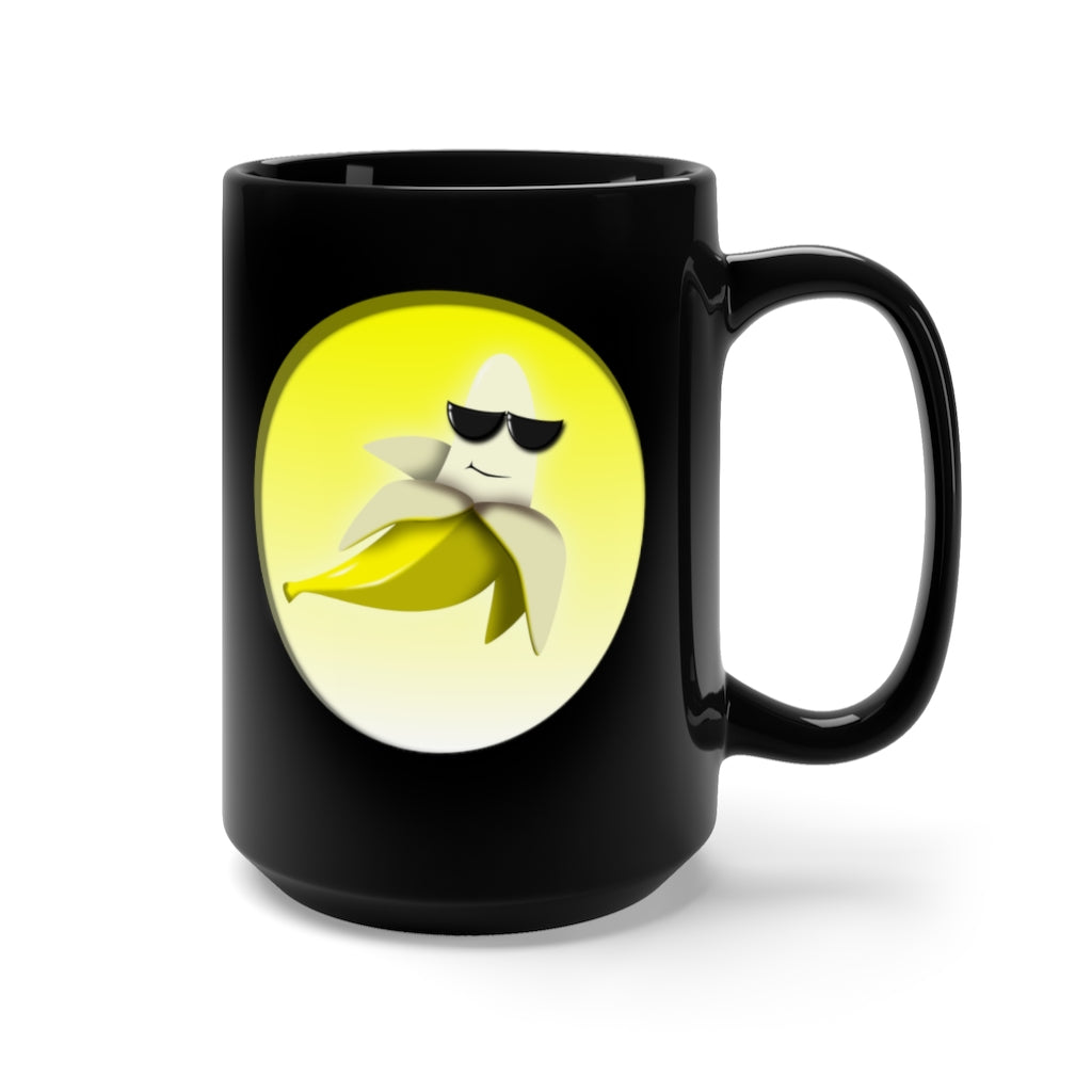 Cool Banana Black Mug 15oz