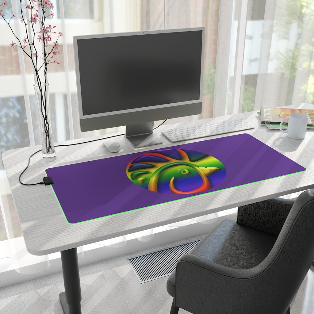 Pride Chicken LED Gaming Mouse Pad