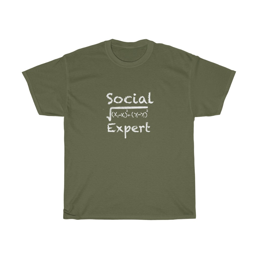 Social Distance Expert - Unisex Heavy Cotton Tee