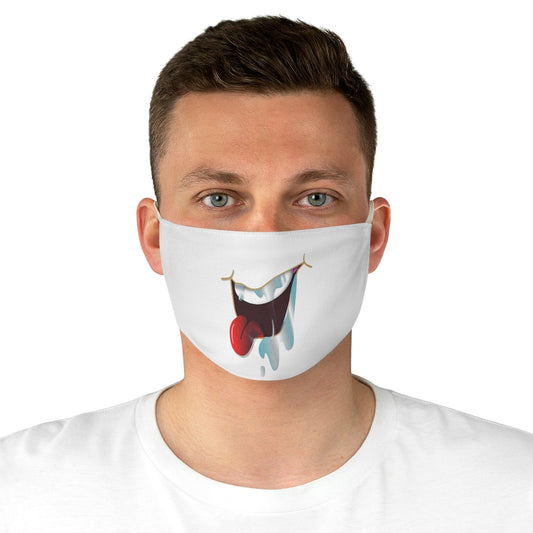 Drooling Smile Fabric Face Mask