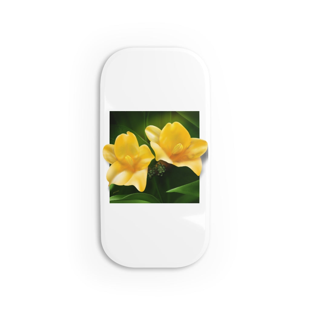 Yellow Jessamine Phone Click-On Grip