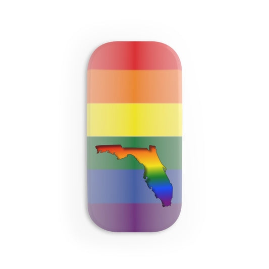 Florida Rainbow Phone Click-On Grip