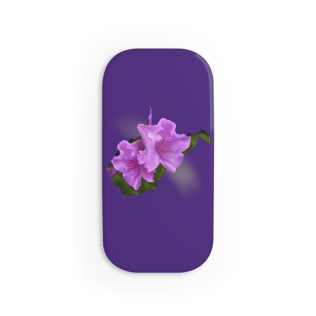 West Virginia Rhododendron Phone Click-On Grip