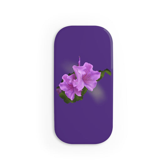 West Virginia Rhododendron Phone Click-On Grip