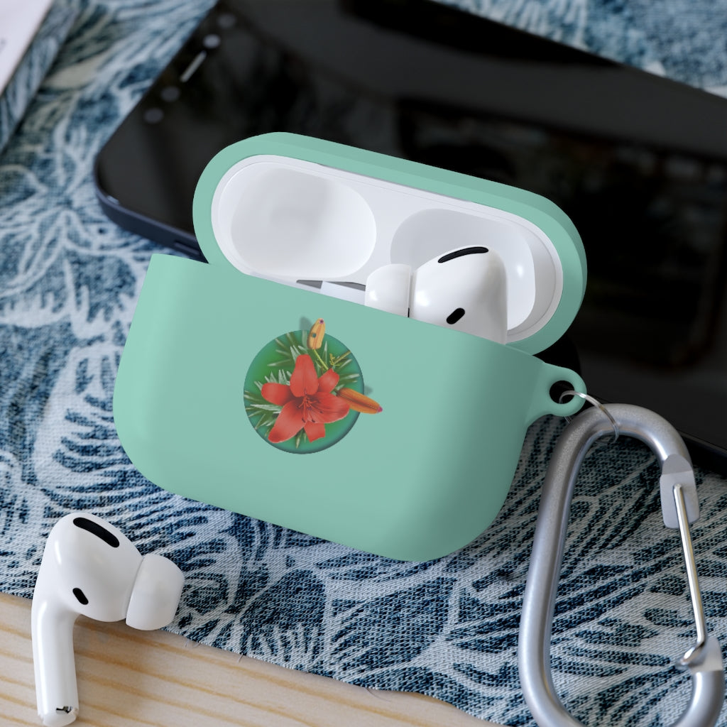 Orange Day Lily AirPods and AirPods Pro Case Cover