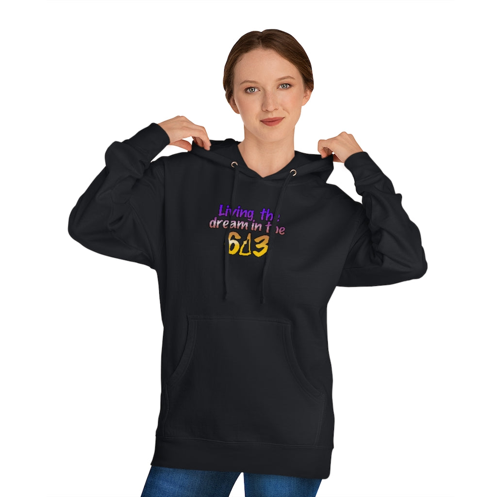 Living the Dream in the 603 Unisex Hooded Sweatshirt