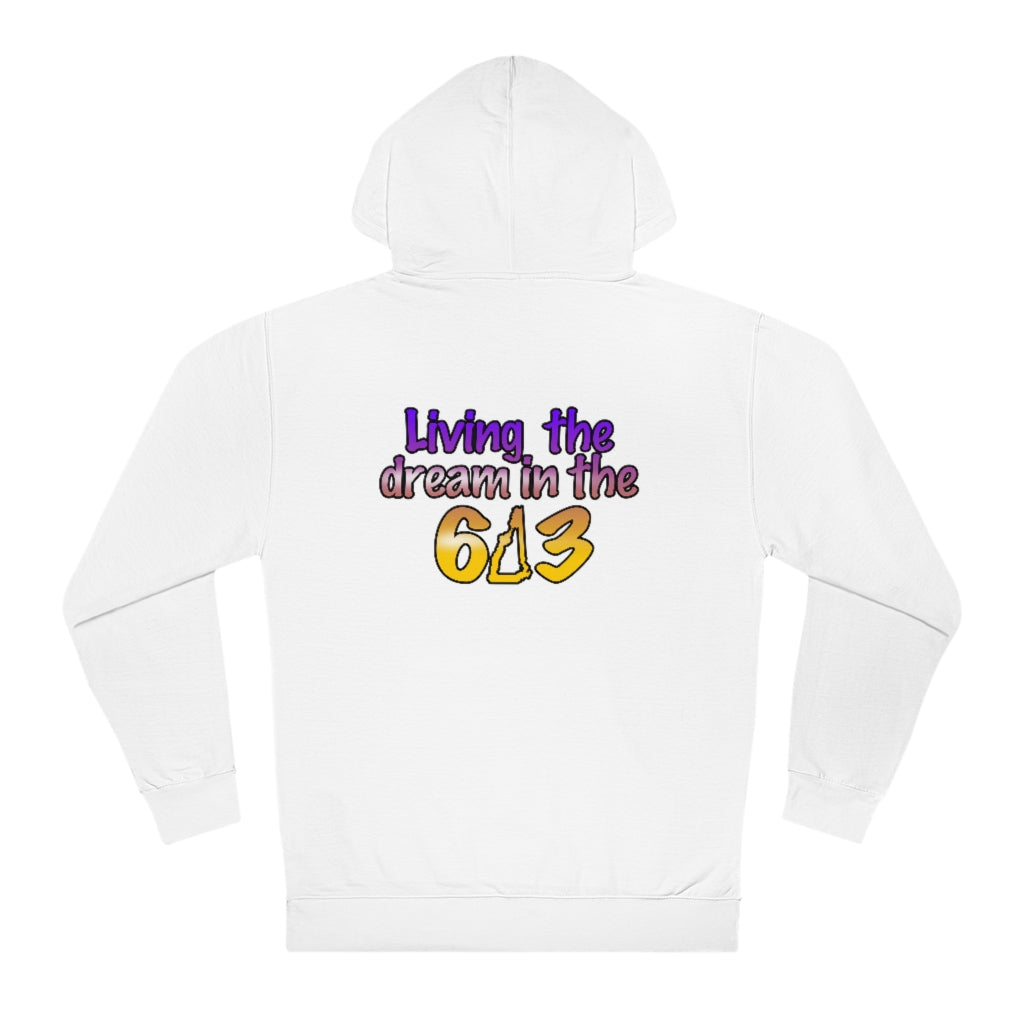 Living the Dream in the 603 Unisex Hooded Sweatshirt