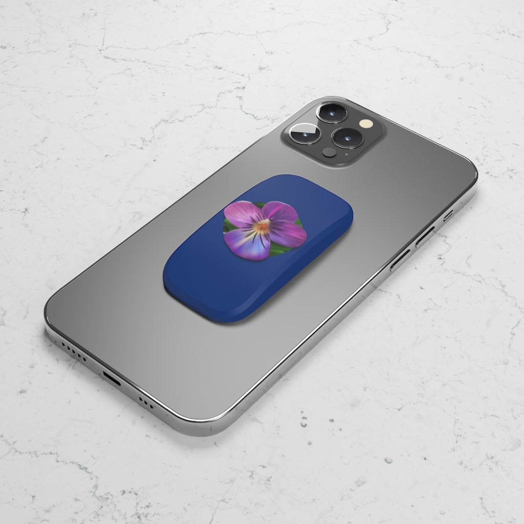 Common Blue Violet Phone Click-On Grip