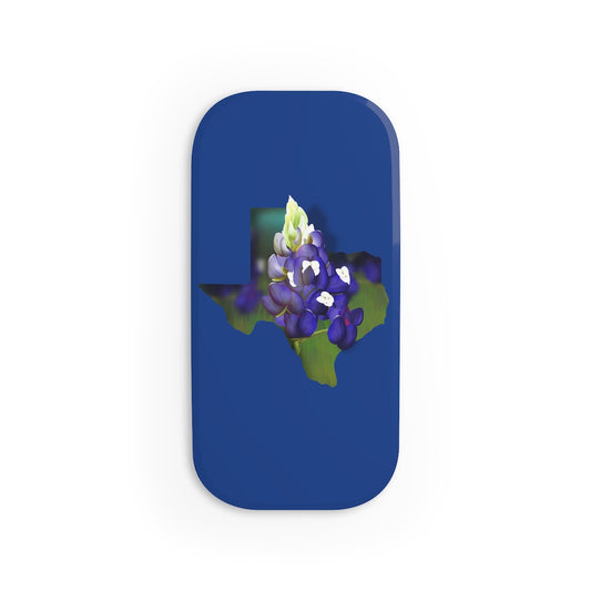 Texas Blue Bell Phone Click-On Grip