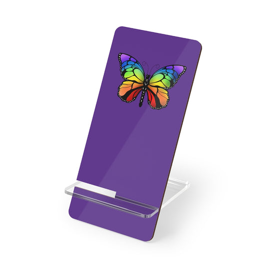 Rainbow butterfly Mobile Display Stand for Smartphones