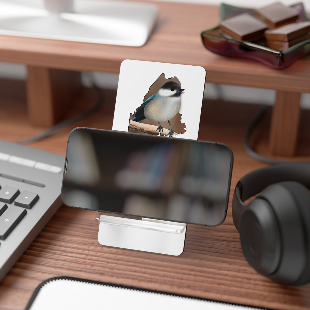 Black-capped Chickadee Mobile Display Stand for Smartphones