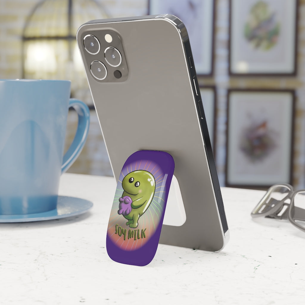 Soy Milk Phone Click-On Grip