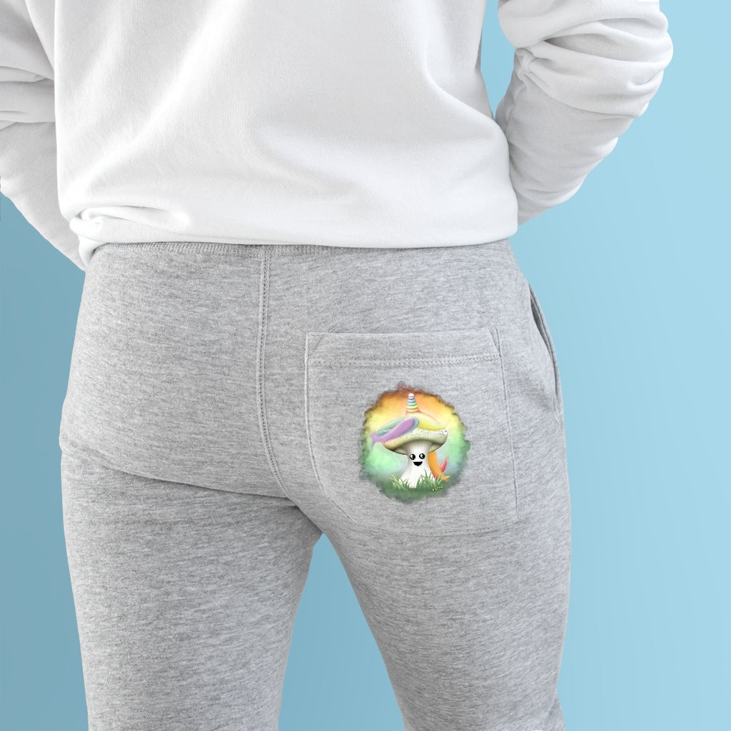 Unicorn Mushroom Premium Fleece Joggers