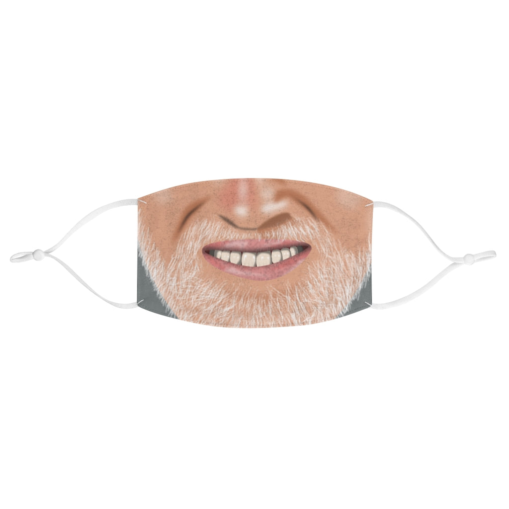 Awkward Smile Fabric Face Mask