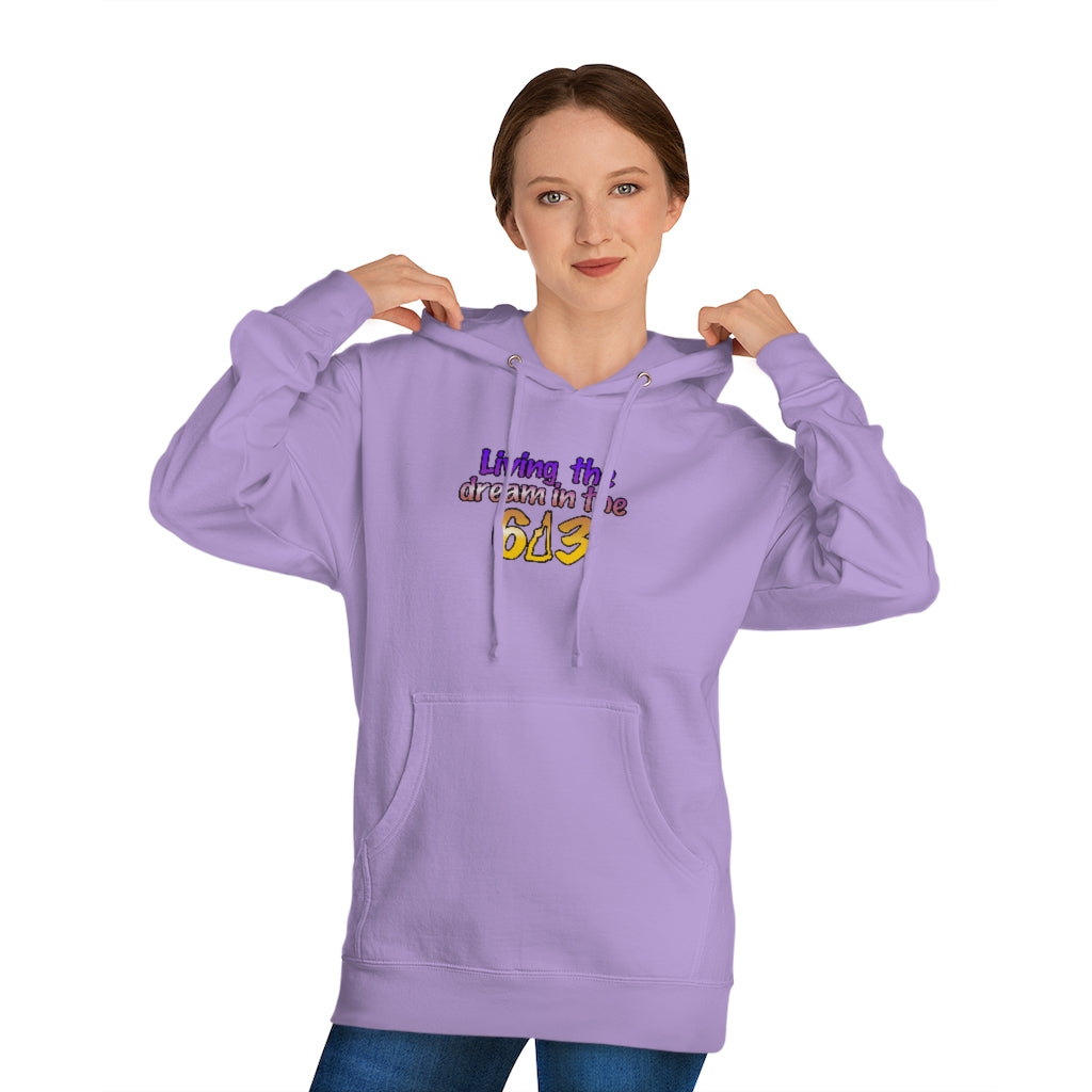 Living the Dream in the 603 Unisex Hooded Sweatshirt