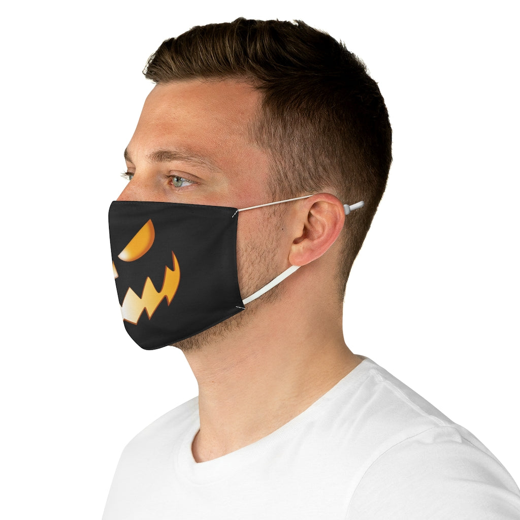 A Pumpkins Inner Glow - Fabric Face Mask