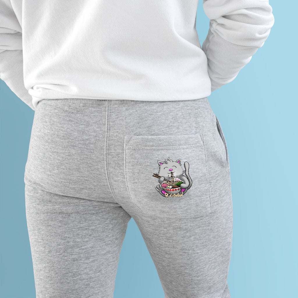 Ramen Cat Premium Fleece Joggers