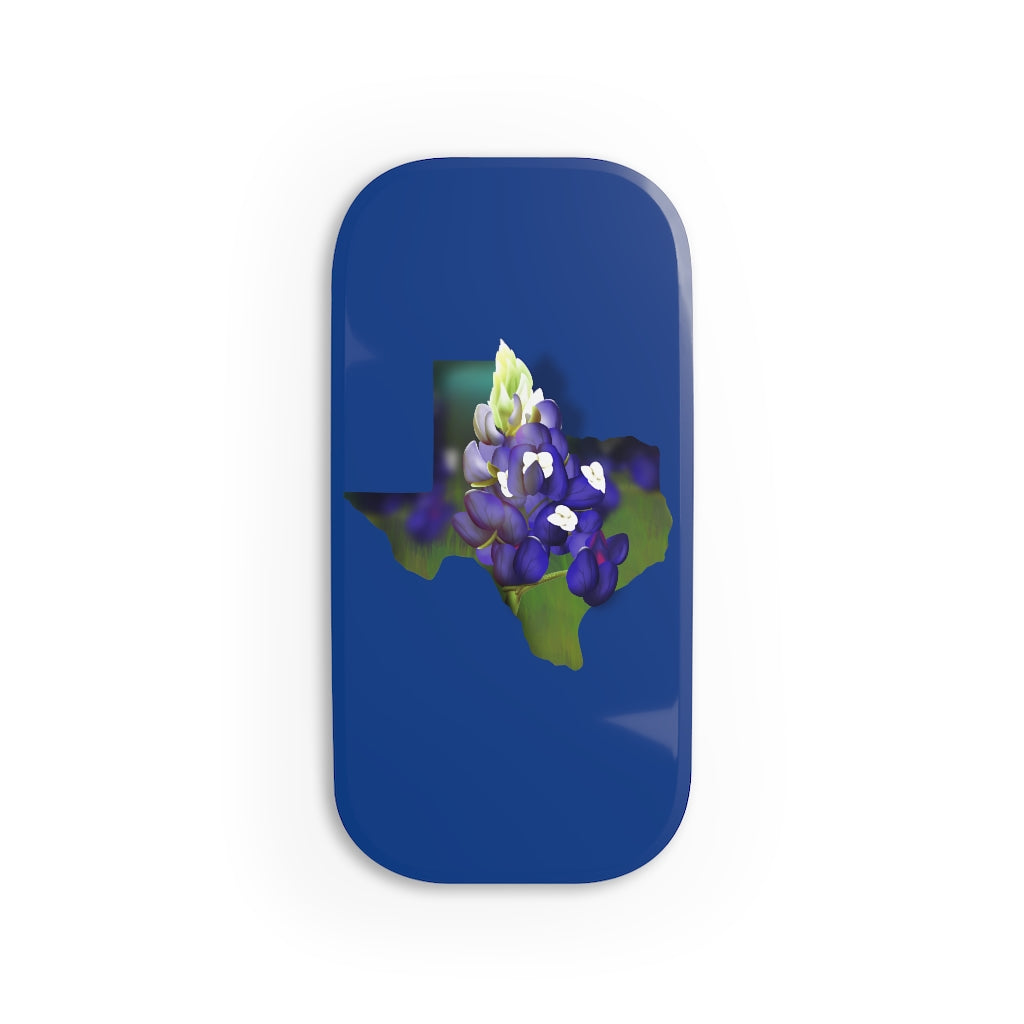 Texas Blue Bell Phone Click-On Grip