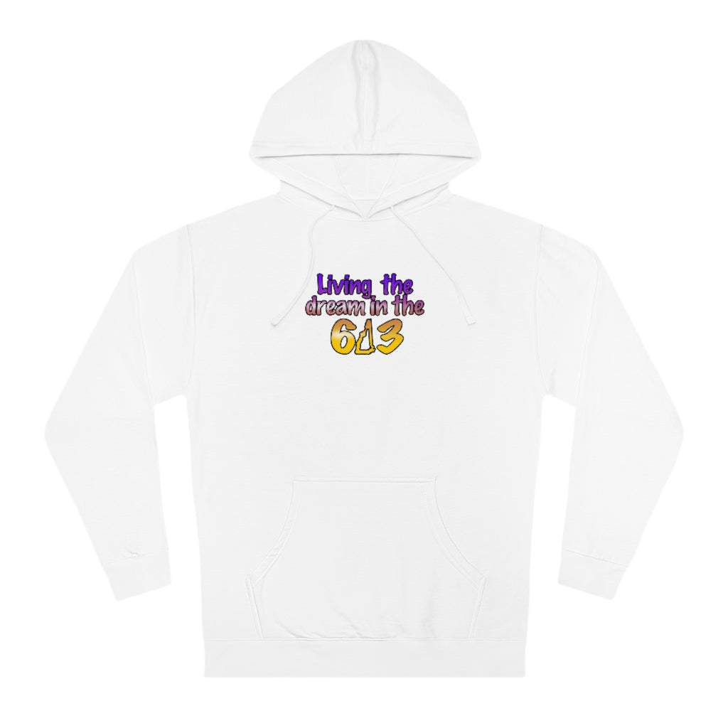 Living the Dream in the 603 Unisex Hooded Sweatshirt